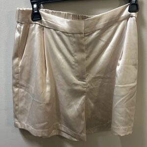 Satin shorts